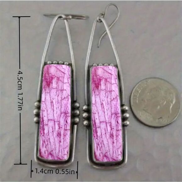 Boho retro style earrings - Picture 6 of 9